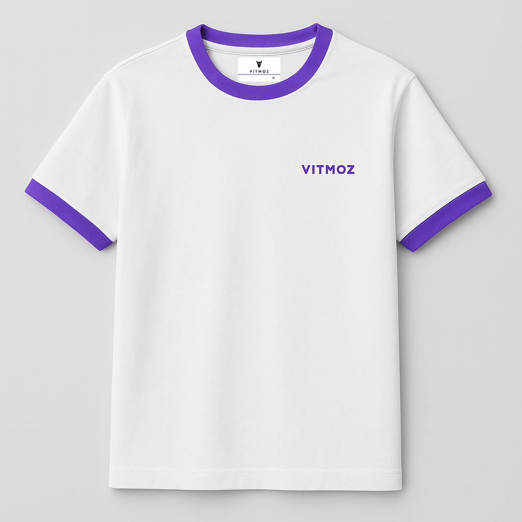 Round neck t-shirt 100% cotton