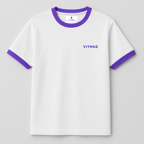 Round neck t-shirt 100% cotton